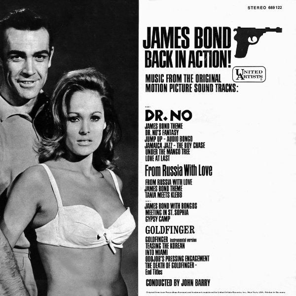 John Barry ~ James Bond Back In Action! (Vinyl) - Djungel & Jazz