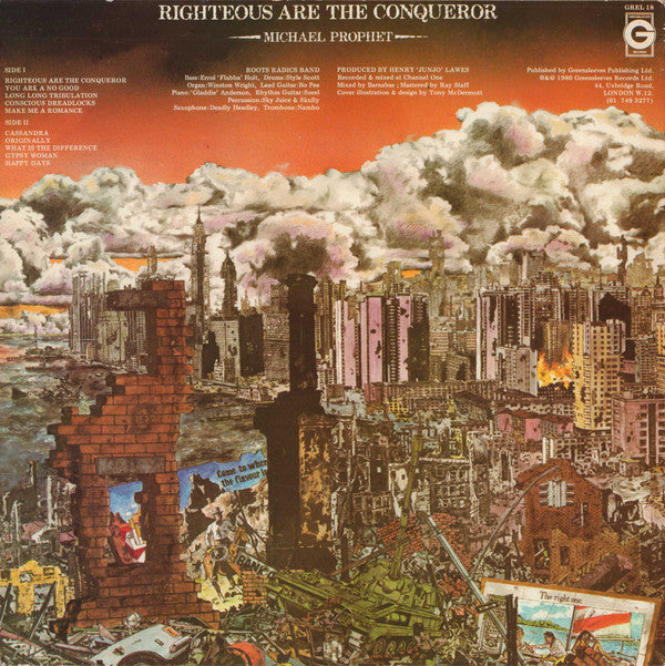 Michael Prophet ~ Righteous Are The Conqueror (Vinyl) - Djungel & Jazz