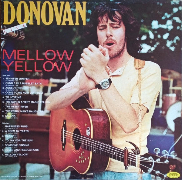 Donovan ~ Mellow Yellow Live (Vinyl) - Djungel & Jazz