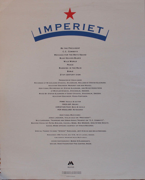 Imperiet ~ Imperiet (Vinyl) - Djungel & Jazz