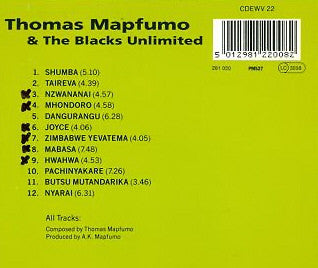Thomas Mapfumo ~ Shumba (Vital Hits Of Zimbabwe) (Vinyl) - Djungel & Jazz