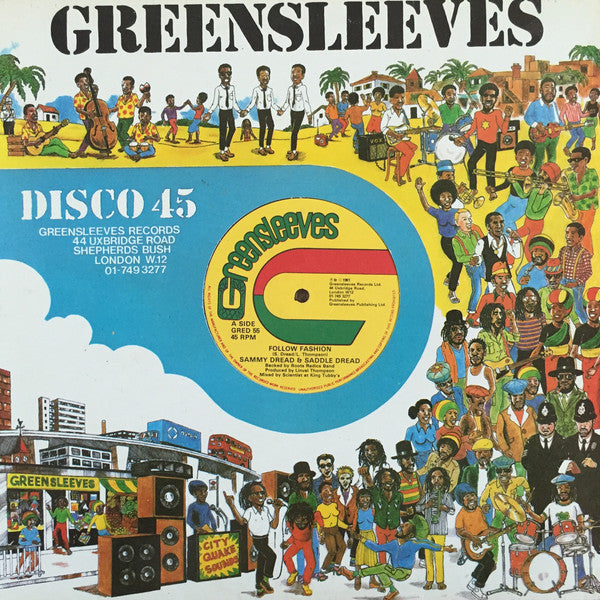 Sammy Dread & Saddle Dread / Roots Radics Band ~ Follow Fashion / Dub Fashion (Vinyl) - Djungel & Jazz