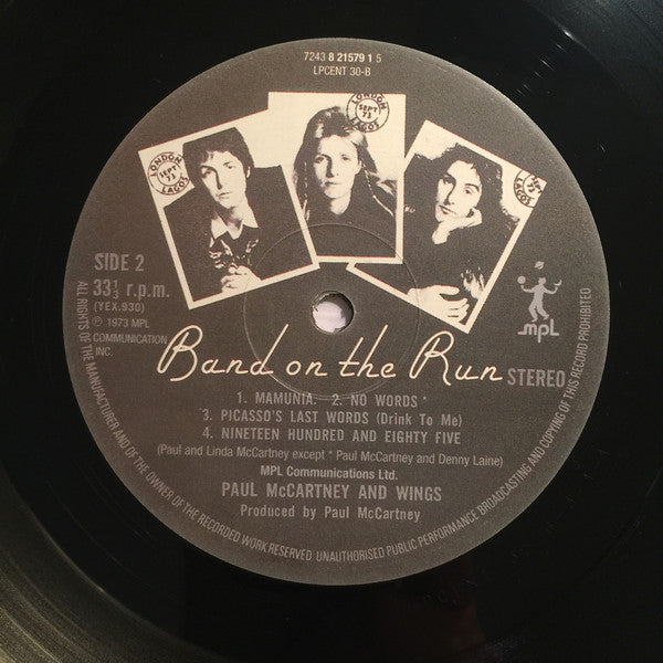 Paul McCartney & Wings ~ Band On The Run (Vinyl) - Djungel & Jazz