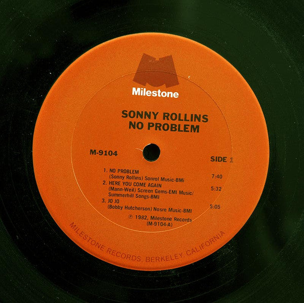 Sonny Rollins ~ No Problem (Vinyl) - Djungel & Jazz