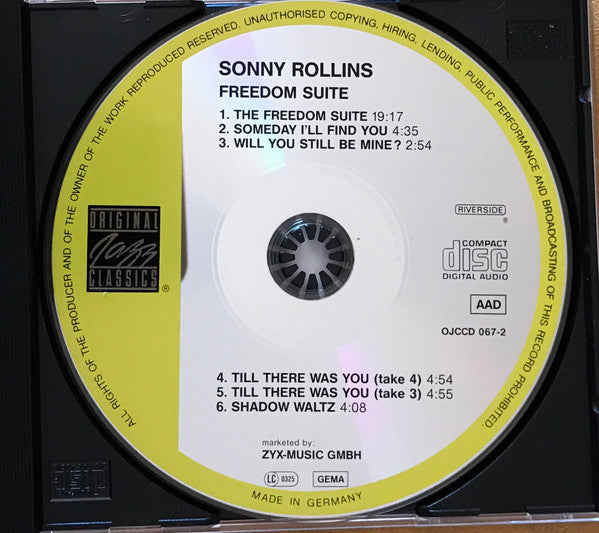 Sonny Rollins ~ Freedom Suite (Vinyl) - Djungel & Jazz