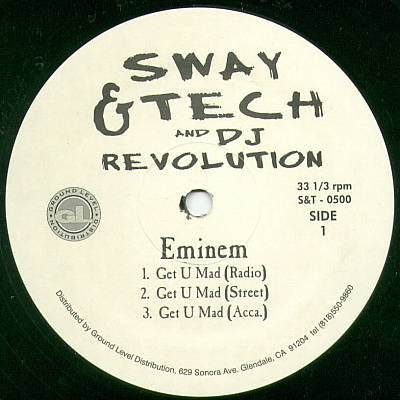 Sway & Tech* And DJ Revolution : Get U Mad / Ego 99 / Clientele (12")
