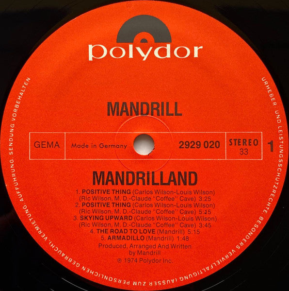 Mandrill : Mandrilland (2xLP, Album)