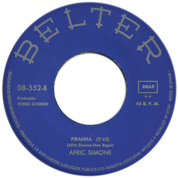 Afric Simone ~ Ramaya (Vinyl) - Djungel & Jazz