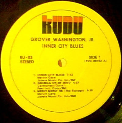 Grover Washington, Jr. : Inner City Blues (LP, Album)