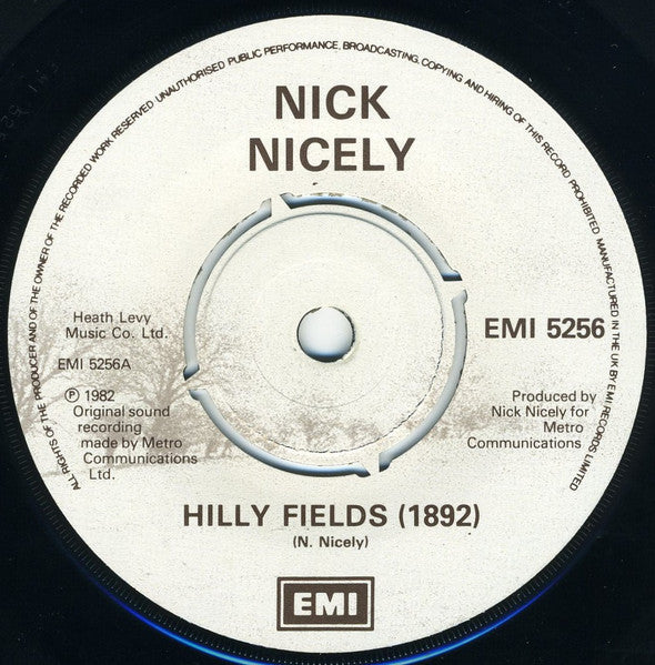 Nick Nicely ~ Hilly Fields (1892) (Vinyl) - Djungel & Jazz
