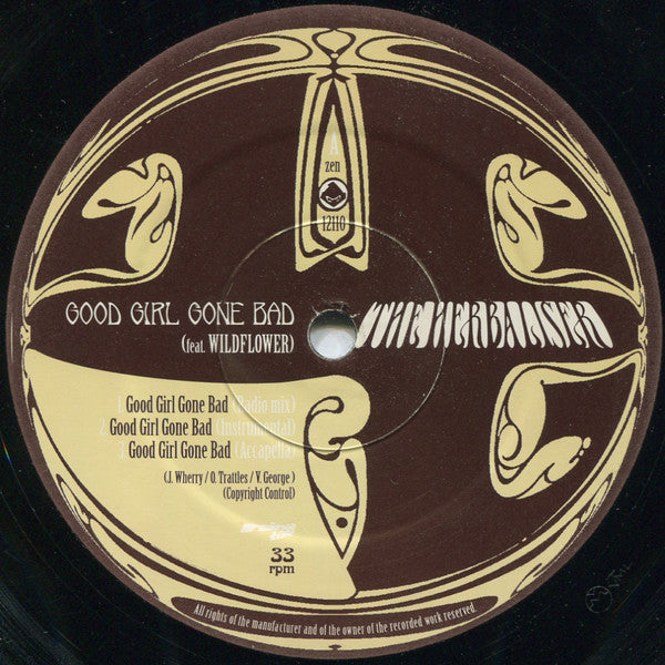 The Herbaliser Feat. Wildflower & Rakaa Iriscience ~ Good Girl Gone Bad B/W Verbal Animé (Vinyl) - Djungel & Jazz