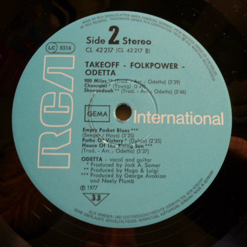 Odetta ~ Folkpower (Vinyl) - Djungel & Jazz