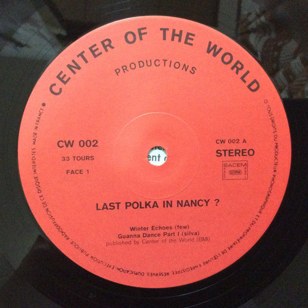 Center Of The World ~ Last Polka In Nancy? Volume 2 (Vinyl) - Djungel & Jazz