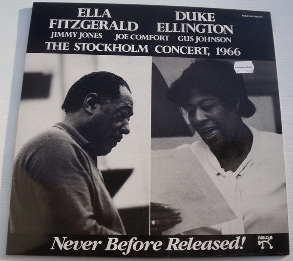 Ella Fitzgerald, Duke Ellington ~ The Stockholm Concert, 1966 (Vinyl) - Djungel & Jazz