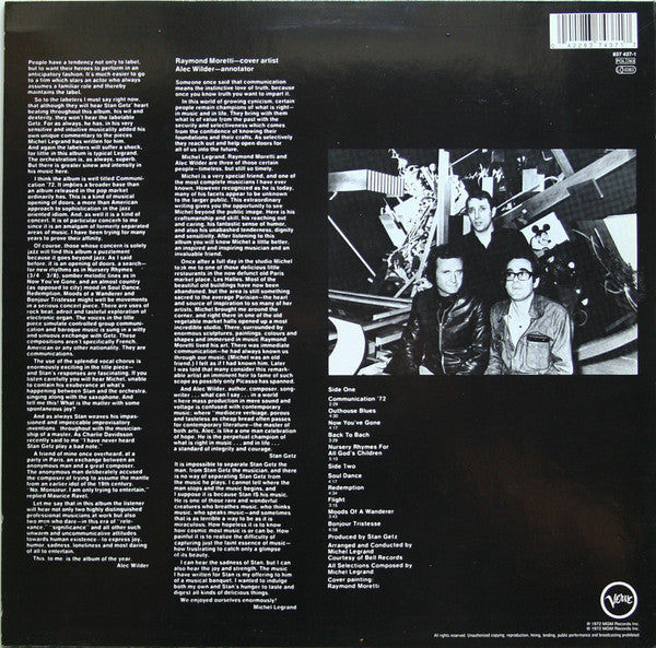 Stan Getz ~ Communications (Vinyl) - Djungel & Jazz