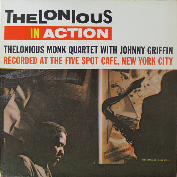 Thelonious Monk Quartet* With Johnny Griffin : Thelonious In Action (LP, Album, Mono)