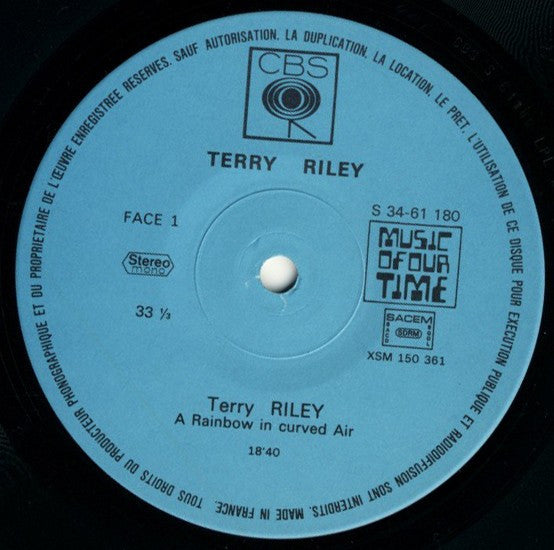 Terry Riley : Poppy Nogood & The Phantom Band / A Rainbow In Curved Air (LP, Album, RE, Dis)