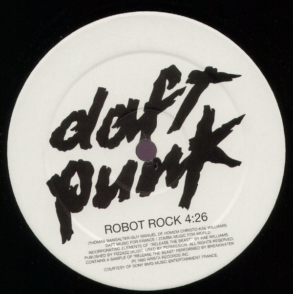 Daft Punk : Robot Rock (12", Promo)