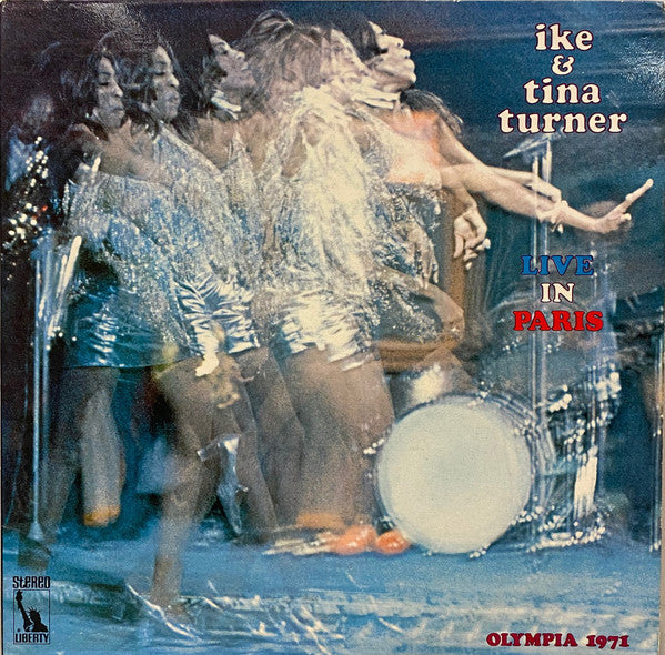 Ike & Tina Turner : Live In Paris (2xLP, Album, Gat)