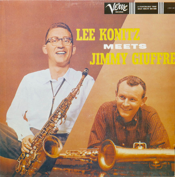 Lee Konitz Meets Jimmy Giuffre ~ Lee Konitz Meets Jimmy Giuffre (Vinyl) - Djungel & Jazz