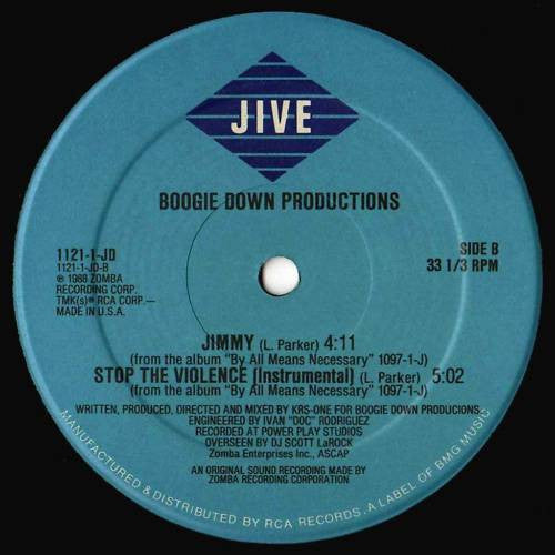 Boogie Down Productions ~ Stop The Violence (Vinyl) - Djungel & Jazz
