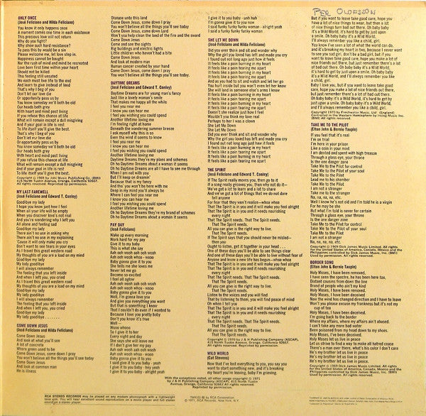 José Feliciano ~ That The Spirit Needs (Vinyl) - Djungel & Jazz