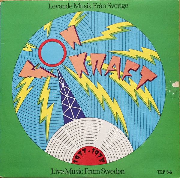 Various ~ Tonkraft 1977-78 (Levande Musik Från Sverige • Live Music From Sweden) (Vinyl) - Djungel & Jazz