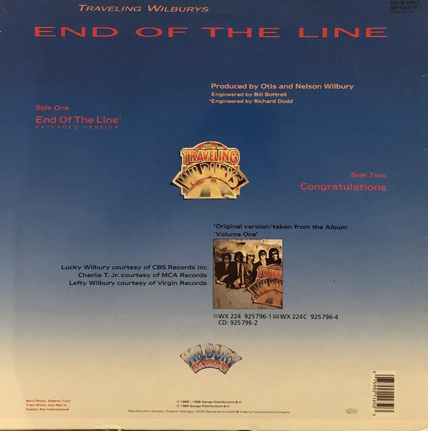 Traveling Wilburys ~ End Of The Line (Vinyl) - Djungel & Jazz