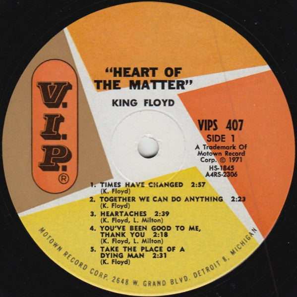 King Floyd ~ Heart Of The Matter (Vinyl) - Djungel & Jazz