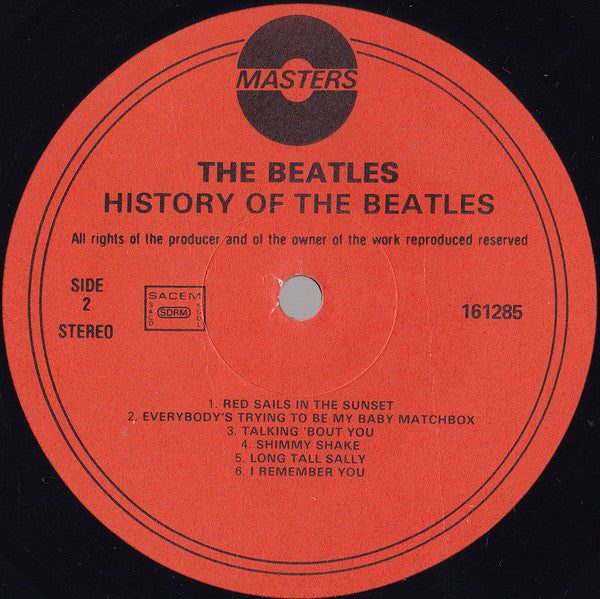 The Beatles ~ History Of The Beatles (Vinyl) - Djungel & Jazz