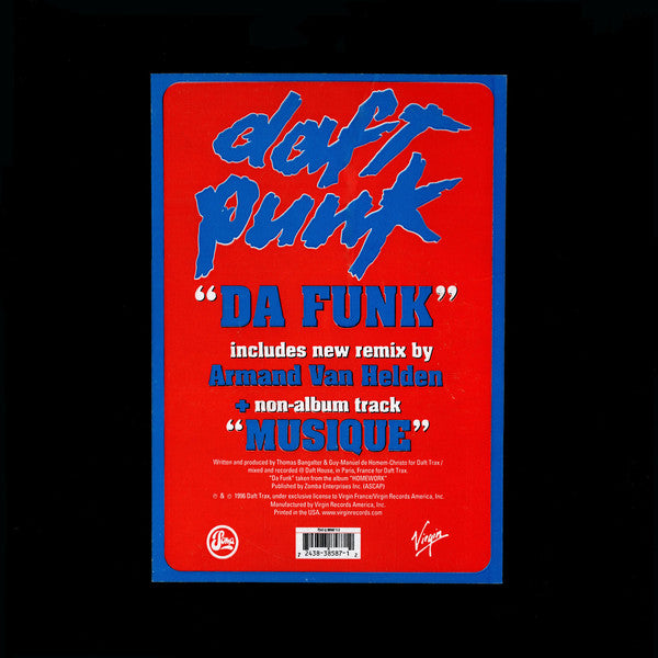 Daft Punk ~ Da Funk (Vinyl) - Djungel & Jazz