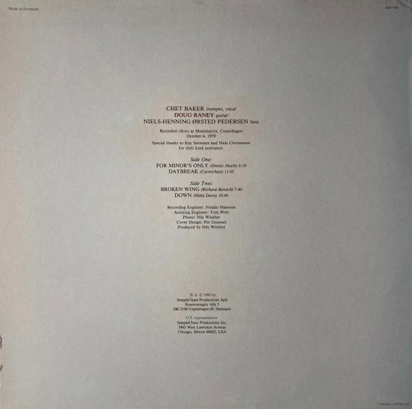 Chet Baker Trio : Daybreak (LP, Album)