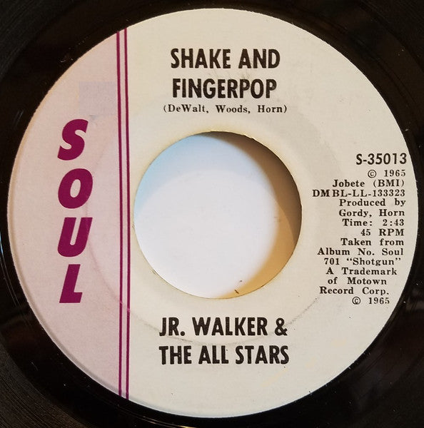 Junior Walker & The All Stars ~ Shake And Fingerpop / Cleo's Back (Vinyl) - Djungel & Jazz