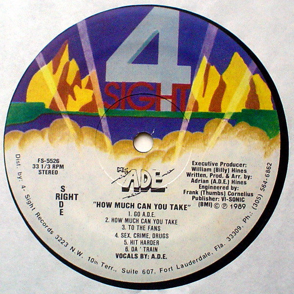 MC ADE ~ How Much Can You Take (Vinyl) - Djungel & Jazz