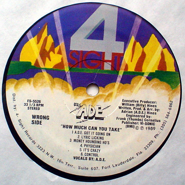 MC ADE ~ How Much Can You Take (Vinyl) - Djungel & Jazz