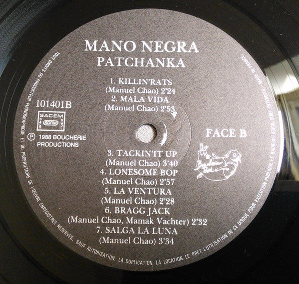 Mano Negra ~ Patchanka (Vinyl) - Djungel & Jazz
