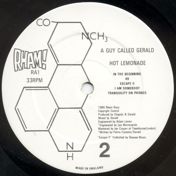 A Guy Called Gerald : Hot Lemonade (LP, Album)
