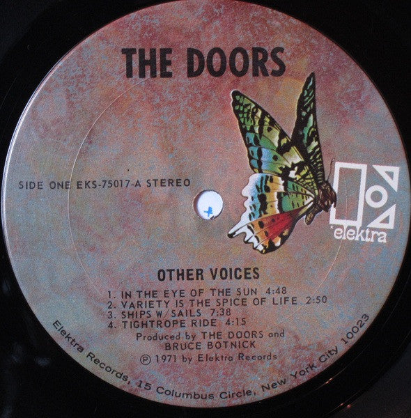 The Doors : Other Voices (LP, Album, San)