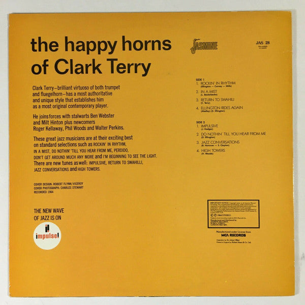 Clark Terry ~ The Happy Horns Of Clark Terry (Vinyl) - Djungel & Jazz