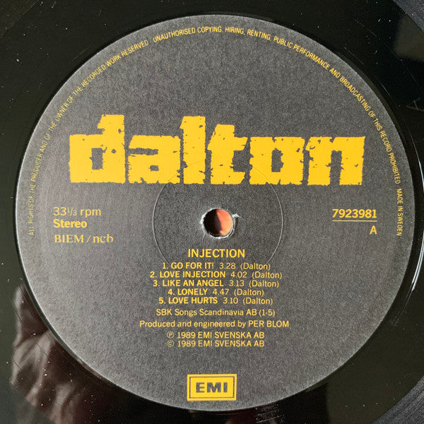 Dalton  ~ Injection (Vinyl) - Djungel & Jazz