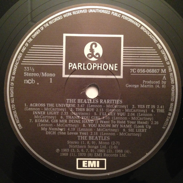 The Beatles ~ Rarities (Vinyl) - Djungel & Jazz