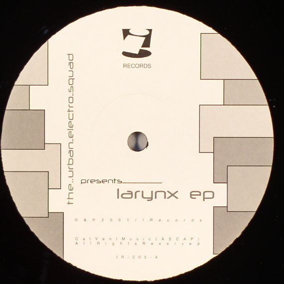 Urban Electro Squad : Larynx EP (12", EP)