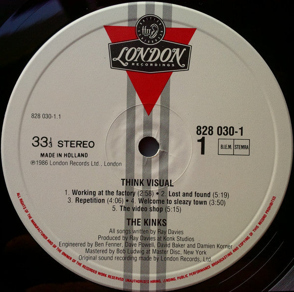 The Kinks ~ Think Visual (Vinyl) - Djungel & Jazz