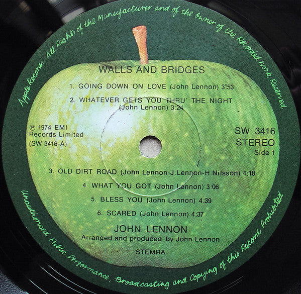 John Lennon ~ Walls And Bridges (Vinyl) - Djungel & Jazz