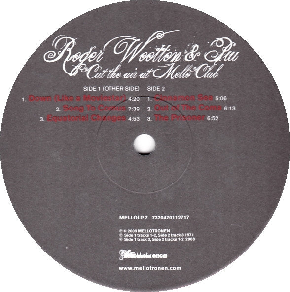 Roger Wootton & Piu ~ Cut The Air At Mello Club (Vinyl) - Djungel & Jazz