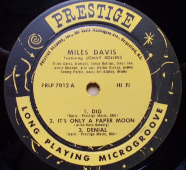 Miles Davis Featuring Sonny Rollins ~ Dig (Vinyl) - Djungel & Jazz