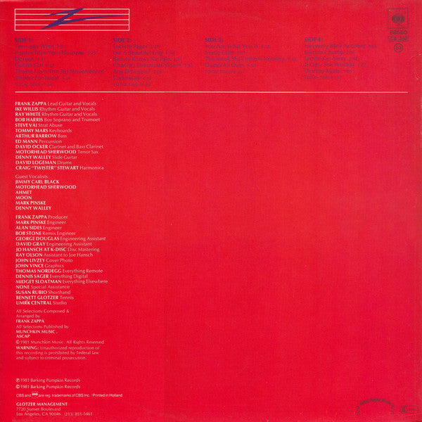 Frank Zappa ~ You Are What You Is (Vinyl) - Djungel & Jazz