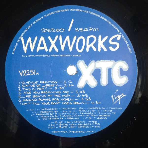 XTC : Waxworks: Some Singles 1977-1982 (LP, Comp)