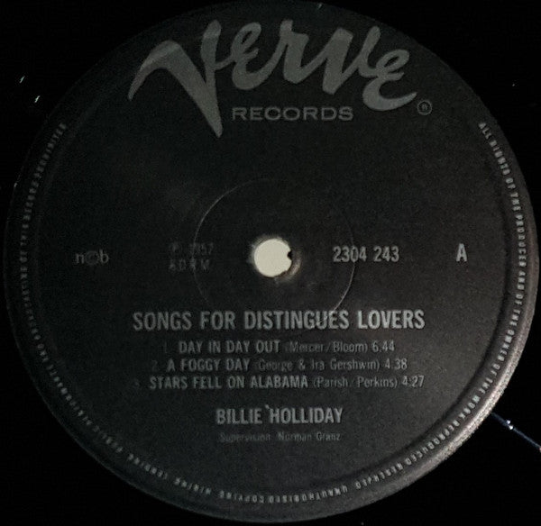 Billie Holiday ~ Songs For Distingué Lovers (Vinyl) - Djungel & Jazz