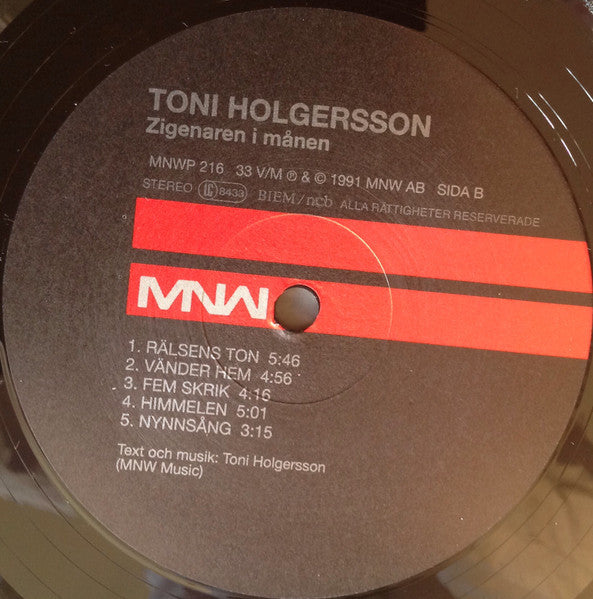 Toni Holgersson ~ Zigenaren I Månen (Vinyl) - Djungel & Jazz